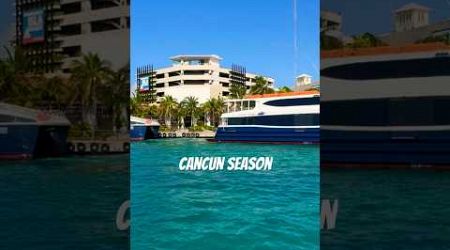 Yacht season in Cancun