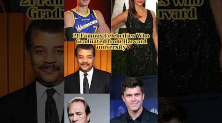 Famous Celebrities Who Graduated From Harvard University#education #celebrity