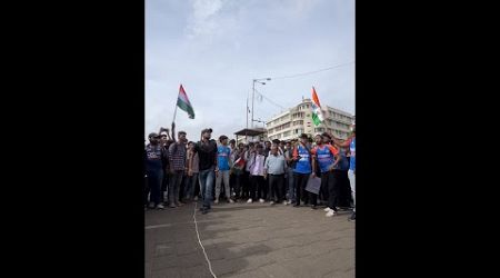 Fans recreate SKY&#39;s trophy winning catch at Marine Drive | #T20WorldCup2024
