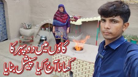 Gaon Me Dupeher Ka Khana Aj Kia Special Bnaya | Pakistani Village Lifestyle | Bagi Family Cooki Vlog
