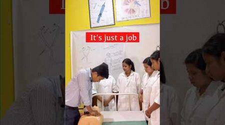 It’s just a job | Health Sector #nursing #medical #patientcare #lifesavings #healthsector #shorts