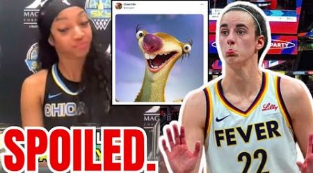 Angel Reese Plays The VICTIM AGAIN! Sports Fans CRUSH The SPOILED Chicago Sky Rookie! | WNBA |
