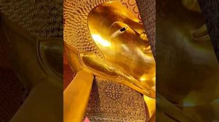 The Reclining Buddha at Wat Pho Teaser #travel #travelvlog #thailand #bangkok #recliningbuddha