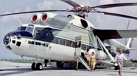 A Look Back at the USSR’s Mi-6 Helicopter Airliner