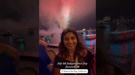 4th of July fireworks celebration on yacht in California #shorts
