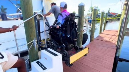 Exploring A Fully Wheelchair Accessible Yacht!
