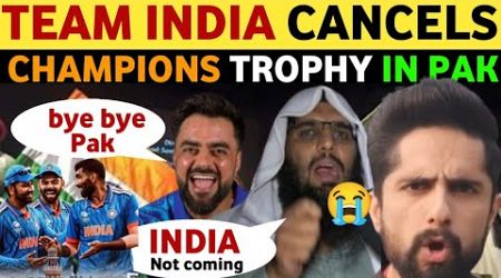 INDIAN TEAM WILL NOT COME PAKISTAN FOR CHAMPIONS TROPHY, PAKISTANI PUBLIC REACTION ON INDIA, REAL TV