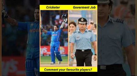 Top 6 Indian cricketer &amp; his government job