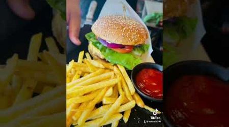 Beef burgers and French fries…Phuket Thailand 