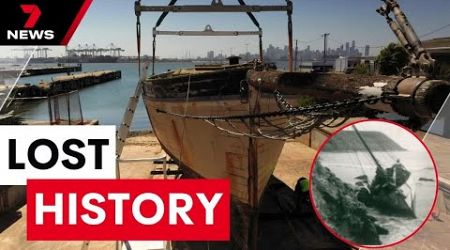 The crew salvaging Australia’s oldest yacht | 7NEWS