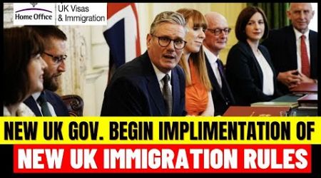 New UK Government Takes Action By Implementing Immigration Changes Affecting Everyone Immediately