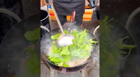 Amazing &amp; Appetizing fried Pork in Bangkok #shortsvideo