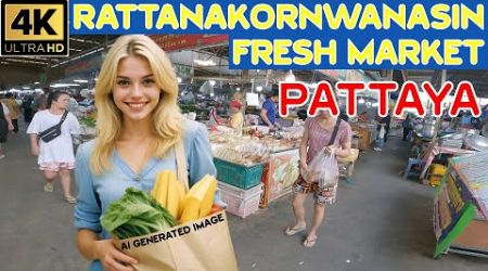 Pattaya Markets Rattanakornwanasin Market July 2024 Thailand