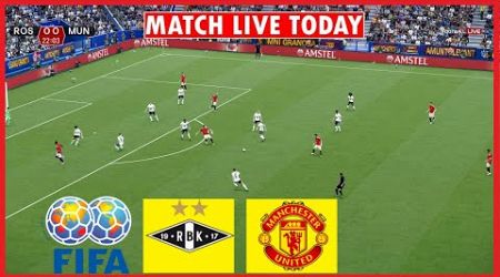 LIVE: Rosenborg BK 1-0 Manchester United - International Friendly Match 2024 - Videogame Simulation