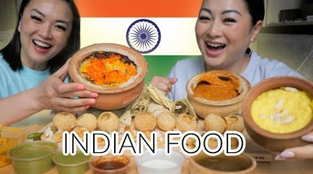 INDIAN Feast! Sister Mukbang Indian Food Bangkok Edition | N.E Let&#39;s Eat