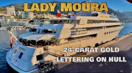 The Return of LADY MOURA &quot;The Century Yacht&quot; owned by Ricardo Benjamín Salinas Pliego in Monaco M.C.