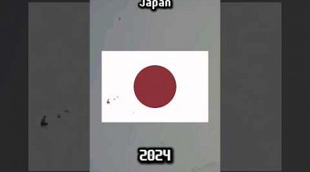 Japan flag evolution #shorts #history #japan #popular #viral #geography #education