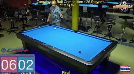 Tuesday 10 Ball Competition : 16/07/24