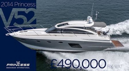 2014 Princess V52 &#39;G Force&#39; FOR SALE NOW in Hayling Island, UK
