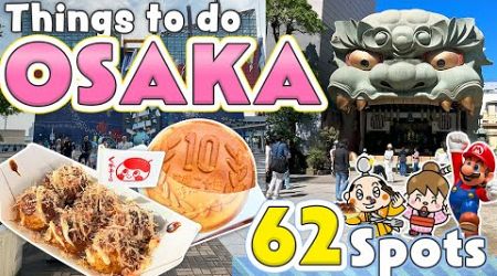 Things to do in Osaka Japan / Street Food / Japan Travel Guide for First-Time Travelers
