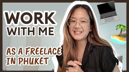 WORK WITH ME | a freelance living in Phuket, my work station setup
