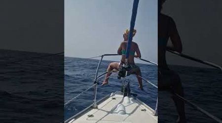 Tenerife Sailboat Adventure: Riding the Waves on the Boat&#39;s Tip