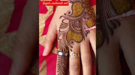 unique henna mehandi design #trends #trending mehandi design #shortvideo
