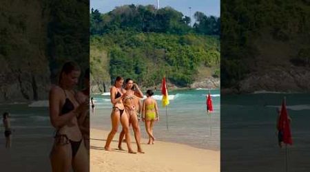 Supermodel at A Tropical Paradise Beach #phuket #thailand