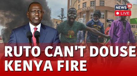Kenya Police Fire Tear Gas As Anti-Government Protesters Burn Tyres | Kenya Protests LIVE | N18G