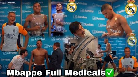 Kylian Mbappe Full Medical Examination at Real Madrid before Presentation