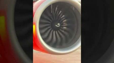 Sound Of Airbus A320 Engine StartUp At Rajkor International Airport #shorts#Airindia