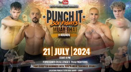 Muay Thai Punch it Soi Fight Thailand - Koh Samui live fight #26
