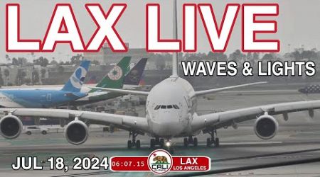 LAX LIVE | LOS ANGELES INTERNATIONAL AIRPORT PLANE SPOTTING- HEAVIES ALL DAY