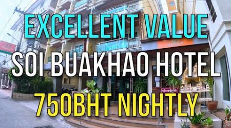 EXCELLENT VALUE SOI BUAKHAO PATTAYA BUDGET HOTEL REVIEW - D Apartment 750BHT NIGHTLY 