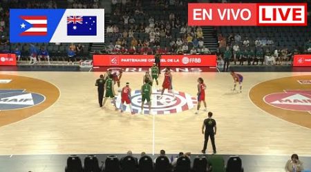 Puerto Rico vs Australia Live (En Vivo) | 2024 Friendly International Basketball Full Game