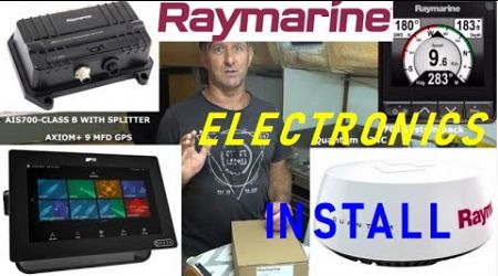ELECTRONICS INSTALL START Ep.181 Building my steel sailing yacht