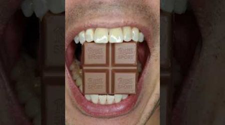 Praline (Edelnugat) Ritter SPORT Cubes Classic Chocolate asmr #short