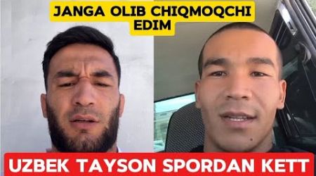 UZBEK TAYSON SPORTNI TASHLADI BOBUR MMA JAXLI CHIQDI #ufc #mma #sport #uzbek #tayson