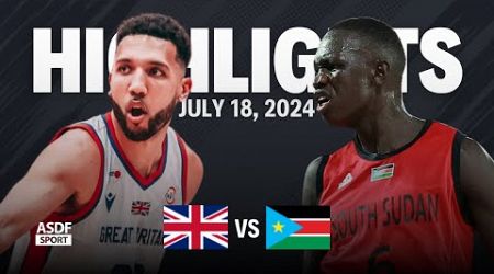 GREAT BRITAIN vs SOUTH SUDAN Full Game Highlights (Friendly International Games 2024)