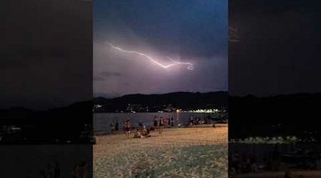 &quot;Slow Motion Lightning Strikes at Patong Beach 