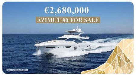 Fully Specced Azimut 80 for Sale - Yacht Walkthrough Tour with Emma