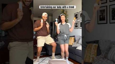 Keeping our baby entertained with dance trends 