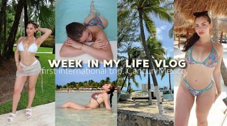 week in my life vlog♡ my first international vacation to Cancun Mexico!!
