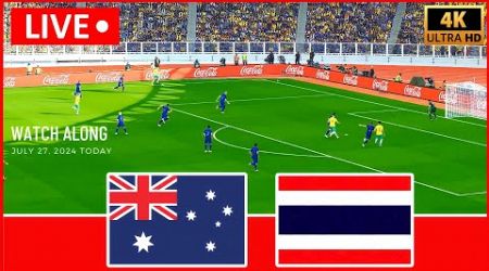 Live Australia U-19 vs Thailand U-19 Now - AFF U-19 Cup 2024 - Football live Video Game simulation