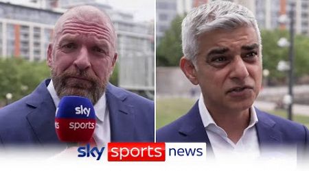 Could WrestleMania be held in London? | Sadiq Khan holds talks with Triple H