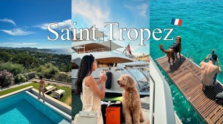 A week in St Tropez Vlog | Yacht day in South France | Luxury villa in St Tropez