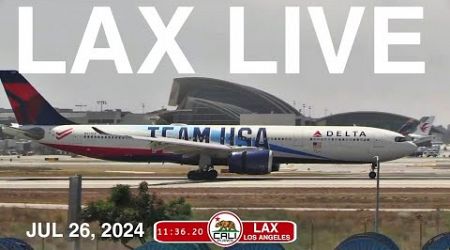 LAX LIVE | LOS ANGELES INTERNATIONAL AIRPORT PLANE SPOTTING LIVESTREAM WEBCAM