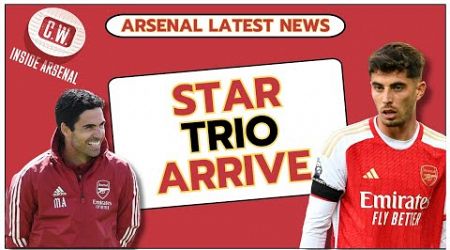 Arsenal latest news: Star trio arrive | Calafiori medical | Predicted XI vs United | Nketiah&#39;s value