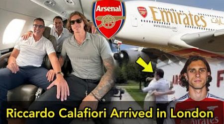 MEDICAL Set ✅️ Riccardo Calafiori jets To London To Complete His Medical | DONE DEAL