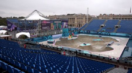 Paris Olympics: Pouring rain disrupts Games after drenched opening ceremony